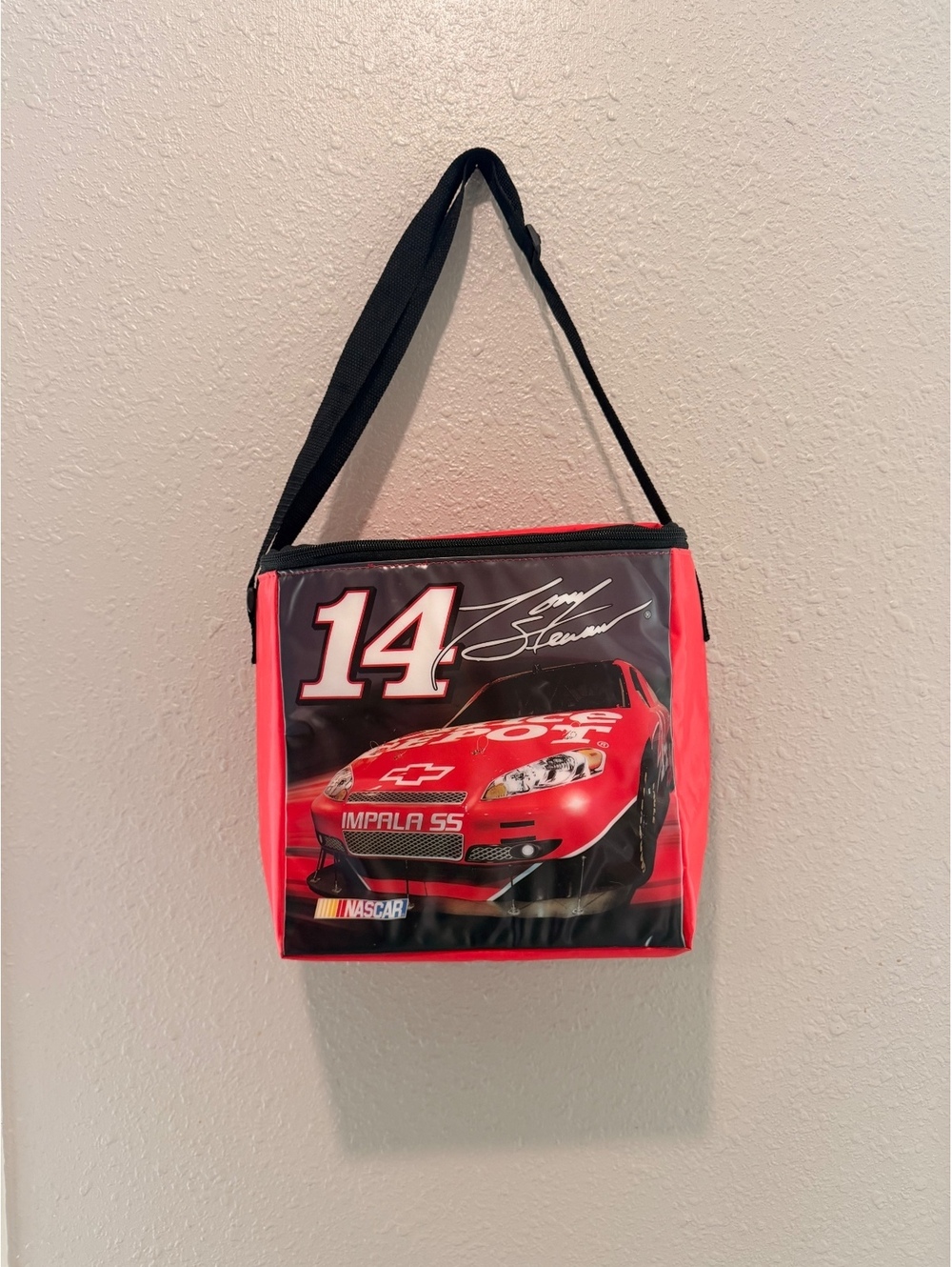 Vintage NASCAR #14 Tony Stewart Insulated Lunch Bag Cooler
